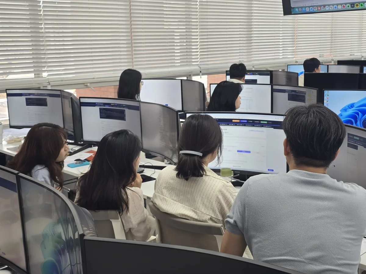대전과학기술대학교 행정직원 AI 교육 실습 장면